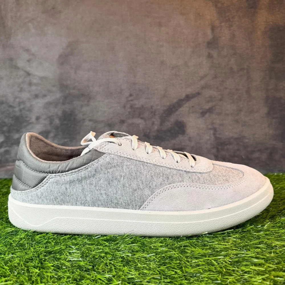 OluKai Puliki Sneaker Mens Size 10 Poi Charcoal Casual Comfort Shoes NWT
